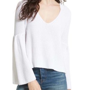 Free people bell sleeve sweater